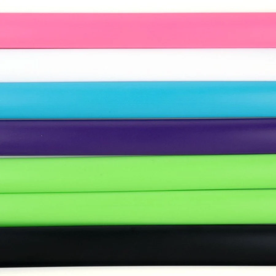 EG-01 pickleball edge guard bands in pink, blue, purple, green and black