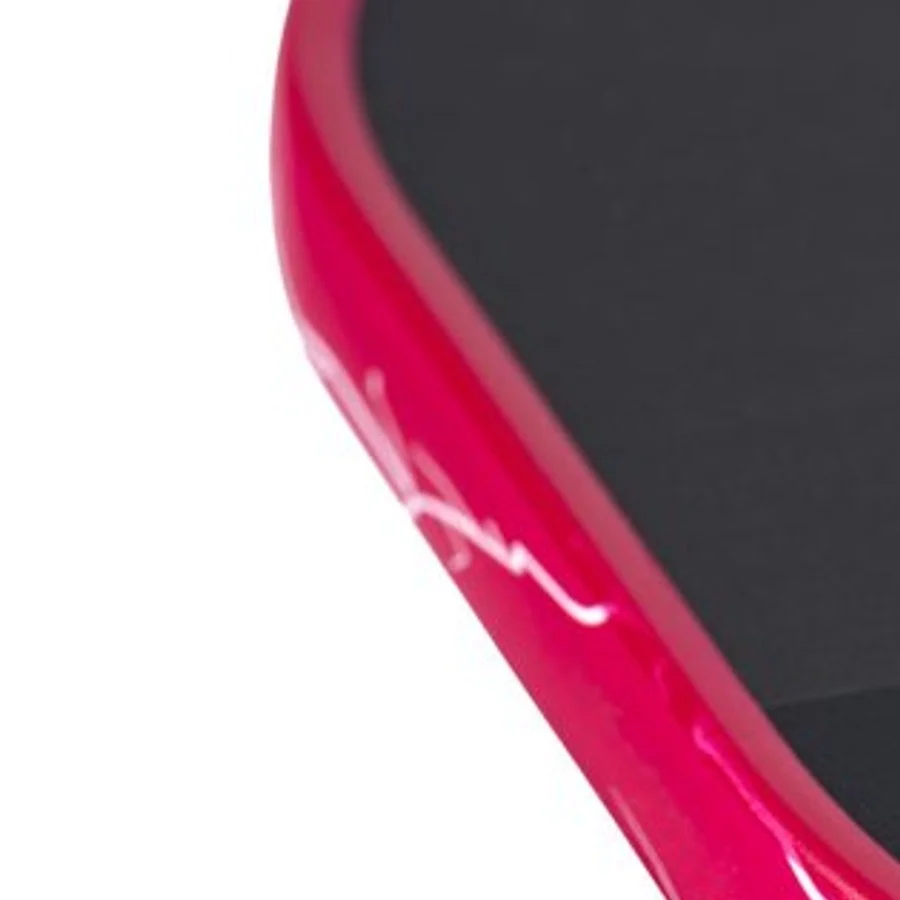 EG-01 red pickleball paddle edge guard band close-up