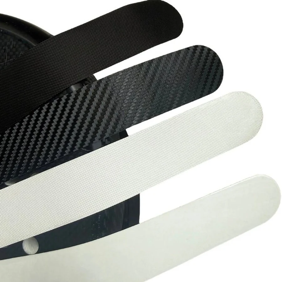 EG-04 TPU padel frame protector strips in multiple finishes