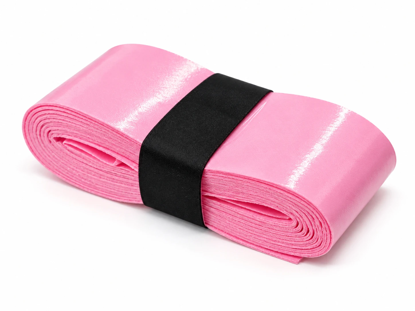OG-T01 pink soft tacky overgrip roll laid flat