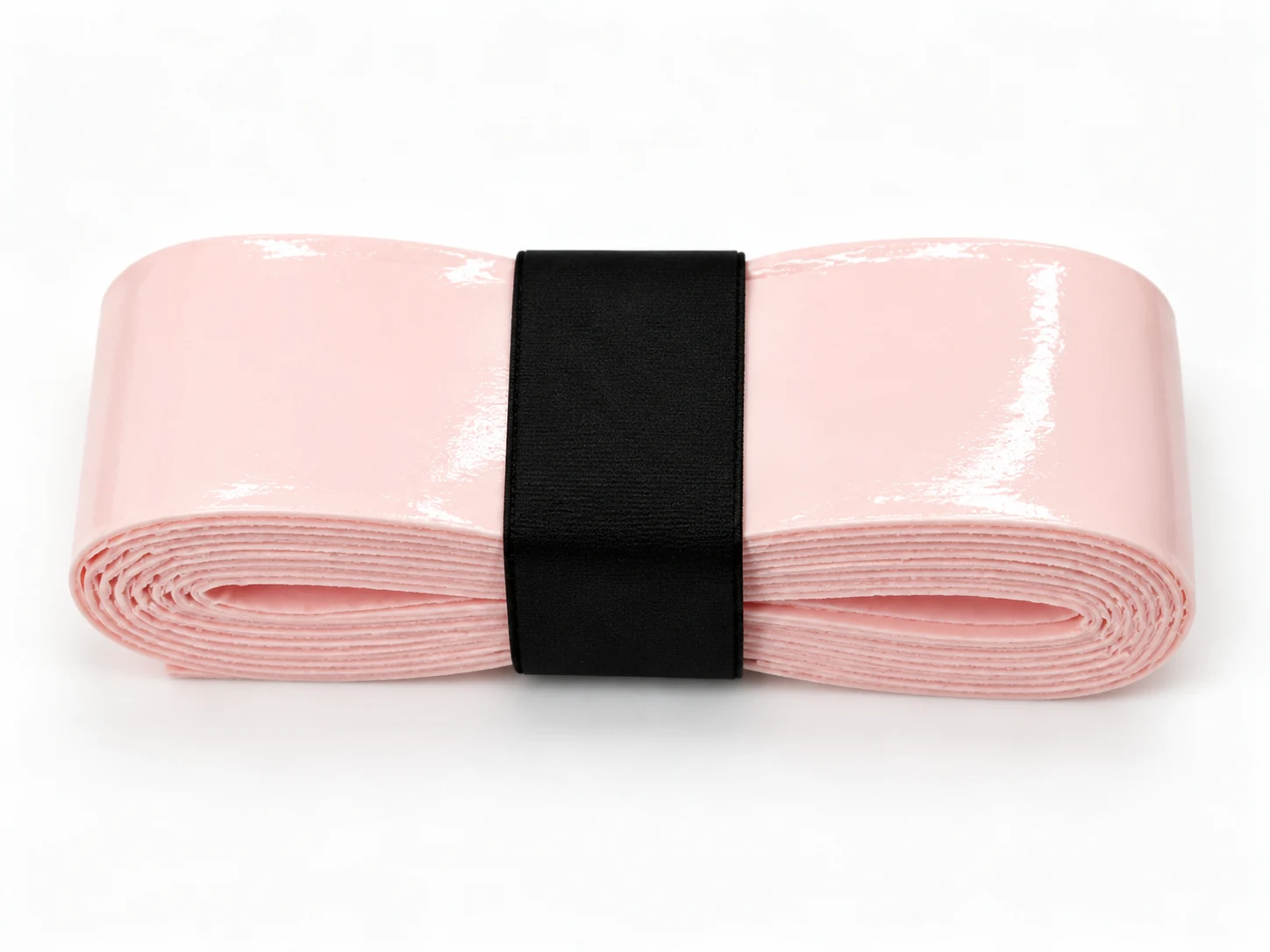 OG-T02 light pink soft-touch tacky overgrip roll laid flat