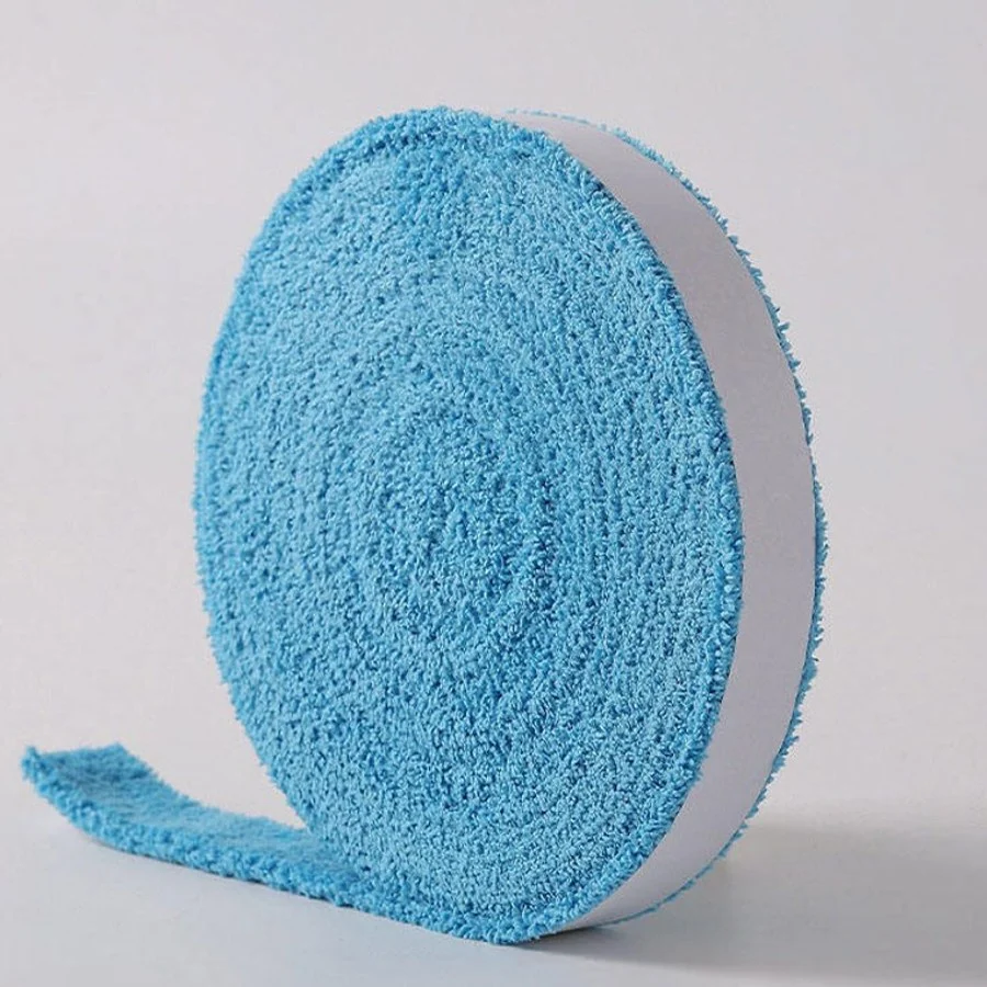Rollo de overgrip de toalla azul de 10 m OG-TW01