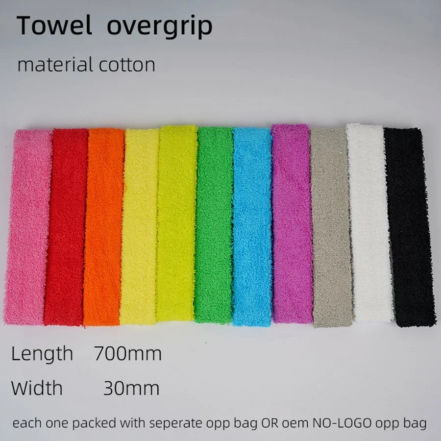 Opciones de color del overgrip de toalla OG-TW02 de 700 mm de longitud y 30 mm de anchura
