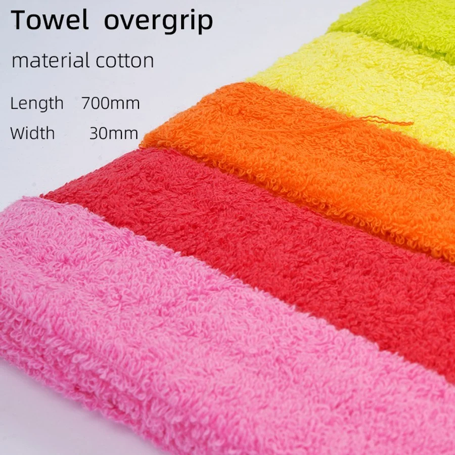 Tiras plegadas de overgrip de toalla OG-TW02 en varios colores