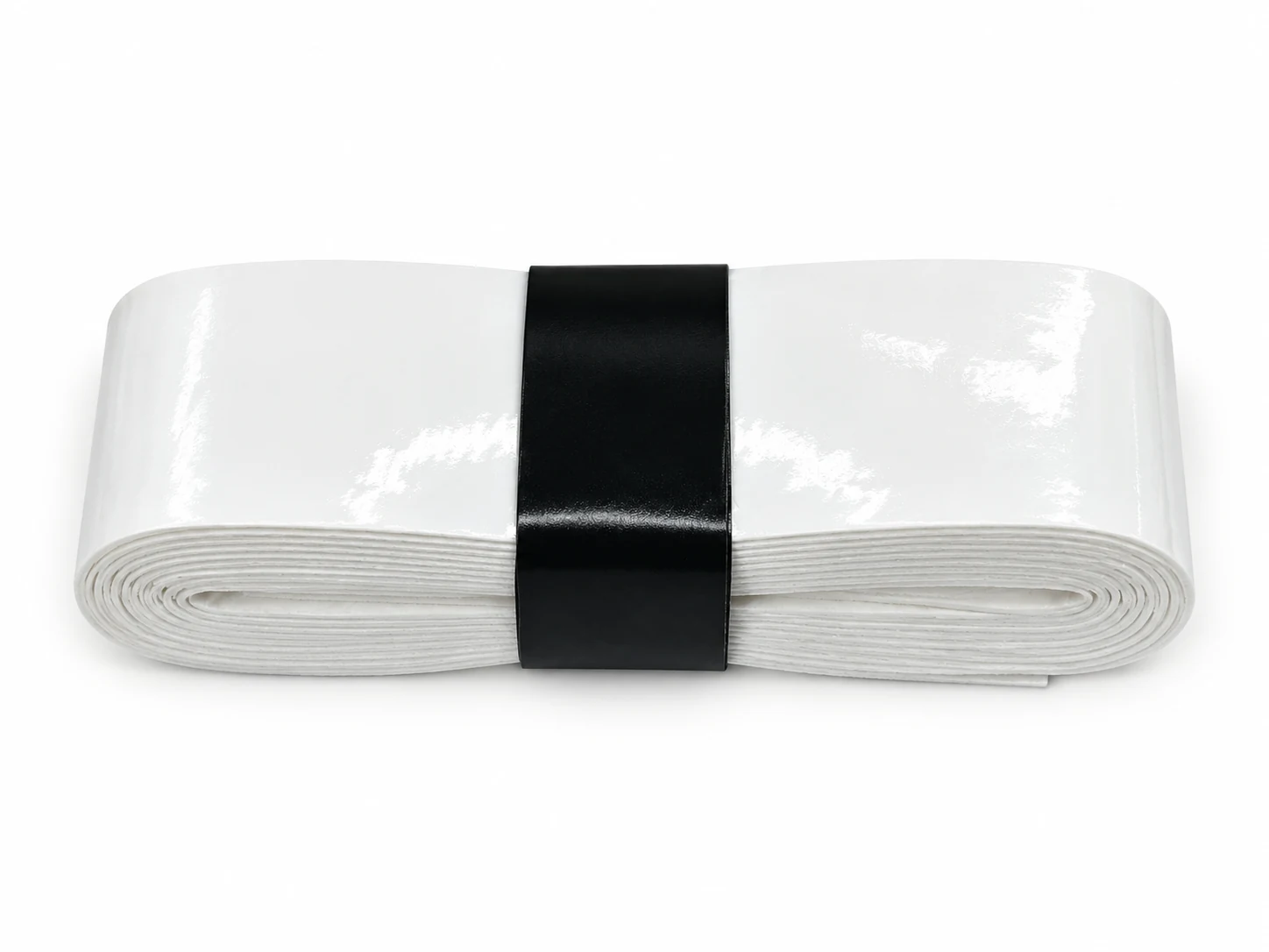 OG-WT01 white wet tacky overgrip roll laid flat