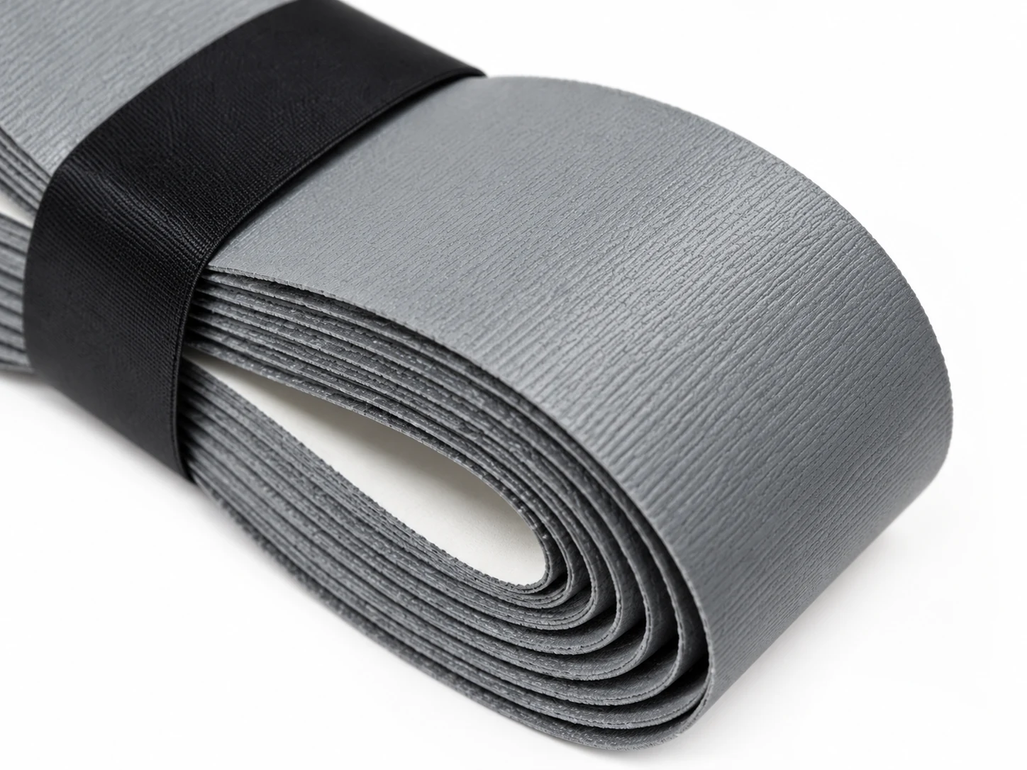 Close-up of the RG-P01 gray performance replacement grip surface and roll edge